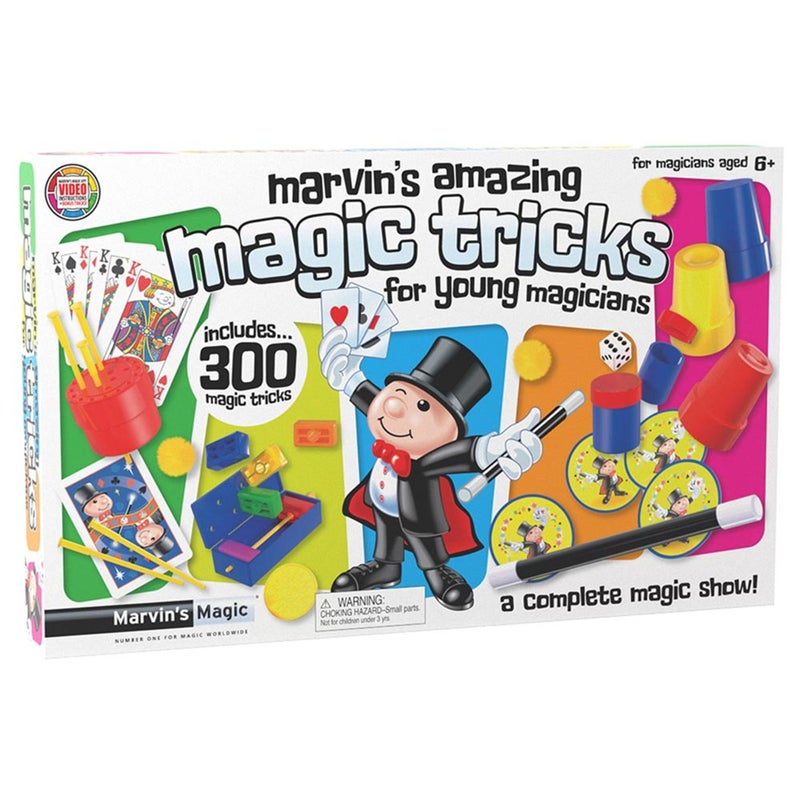 Marvins Magic Marvin’s Magic Simply Magic – Amazing 300 Magic Tricks Set for Kids & Beginners | Easy-to-Learn Illusions, Step-by-Step Instructions | Magic Kit for Ages 6+ - Image 1